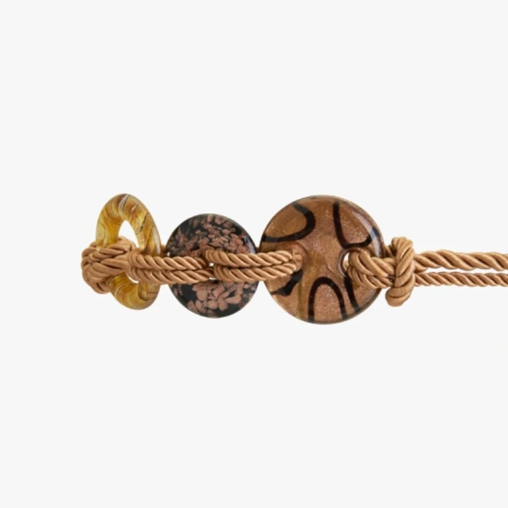 ZARA GLASS APPLIQUÉ ROPE Tassel BELT LIMITED EDITION